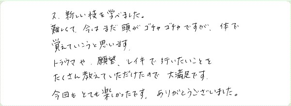 レイキ伝授のご感想0052