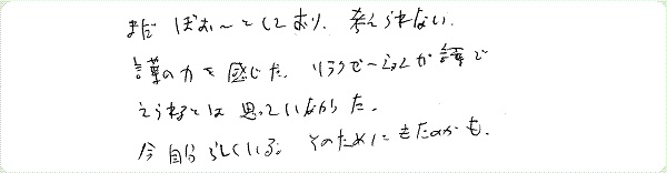 MAX瞑想システムTMのご感想0013