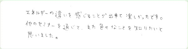 神聖幾何学1のご感想0020
