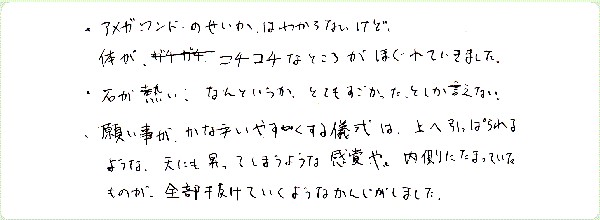 DNAアクティベーションのご感想0036