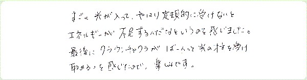DNAアクティベーションのご感想0049