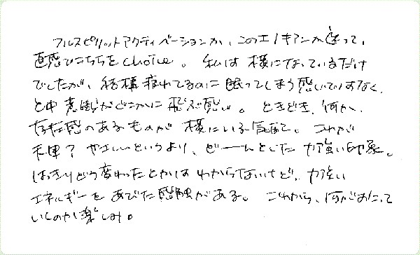 エノキアンヒーリングのご感想0003