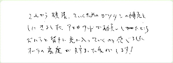 DNAアクティベーションのご感想0080