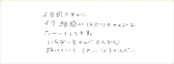 レイキヒーリングのご感想0035