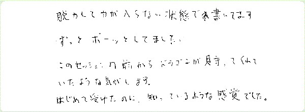 ドラゴンヒーリングのご感想0018